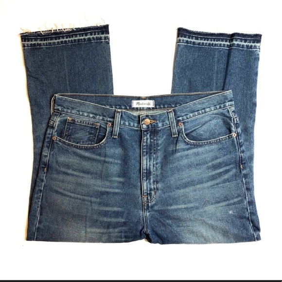 ❌SOLD❌ 👖 Madewell Retro Cropped Bootcut Jeans - Picture 2 of 8